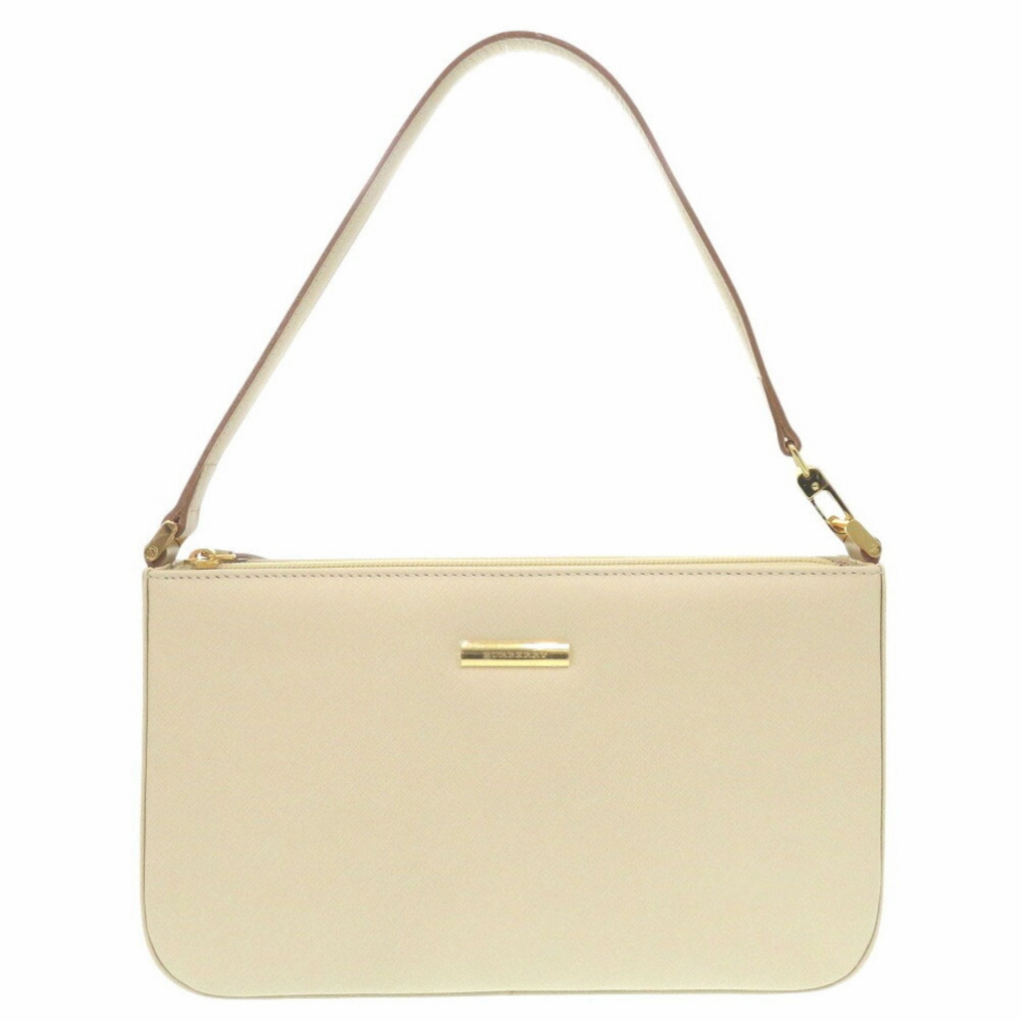 Burberry  Leather Shoulder Bag (Pre-Owned)