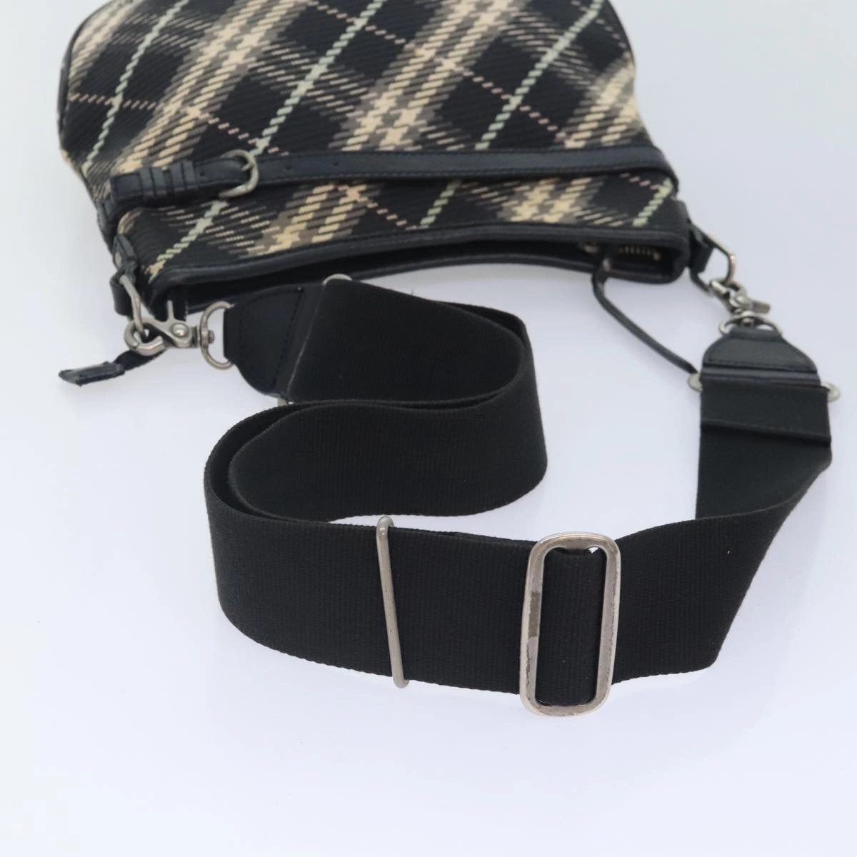 Burberry Nova Check  Canvas Shoulder Bag (Pre-Owned)