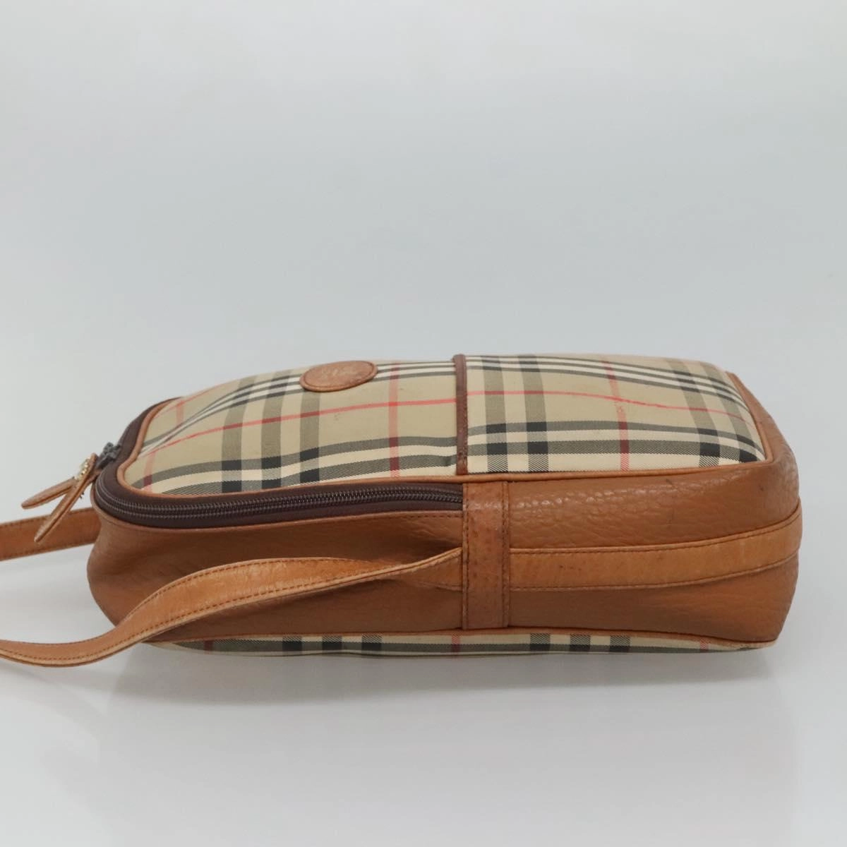 Burberry Nova Check Canvas Shoulder Bag (Pre-Owned)