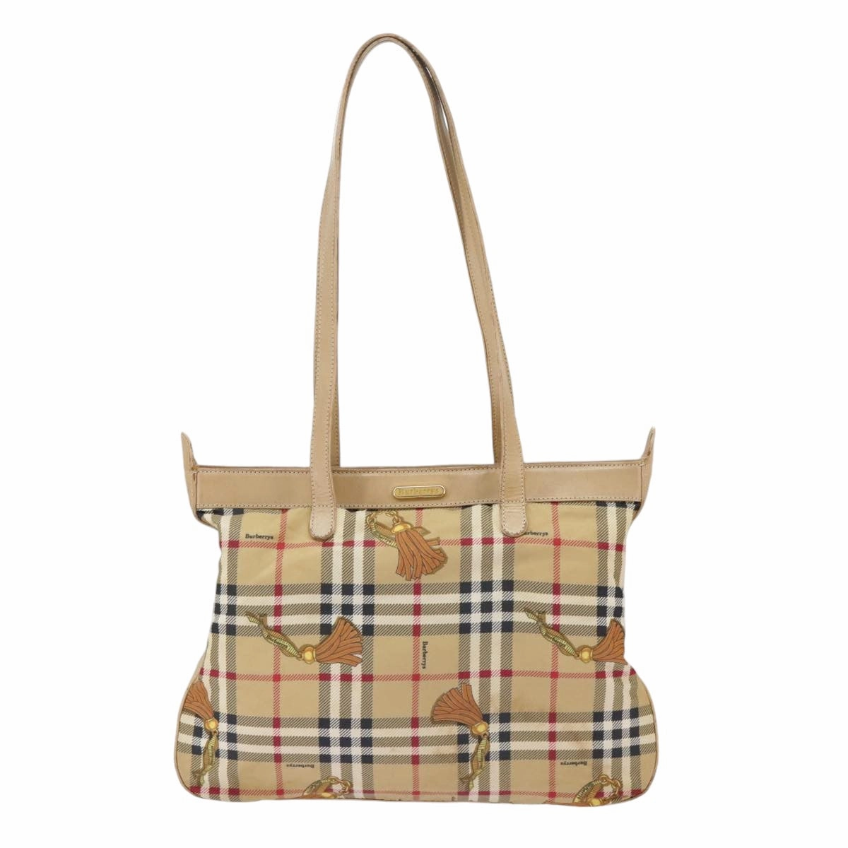 Burberry Nova Check  Canvas Shoulder Bag (Pre-Owned)