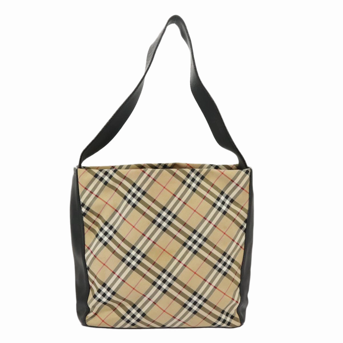 Burberry Nova Check  Canvas Shoulder Bag (Pre-Owned)