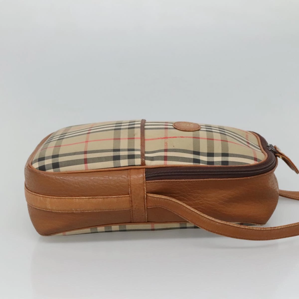 Burberry Nova Check Canvas Shoulder Bag (Pre-Owned)