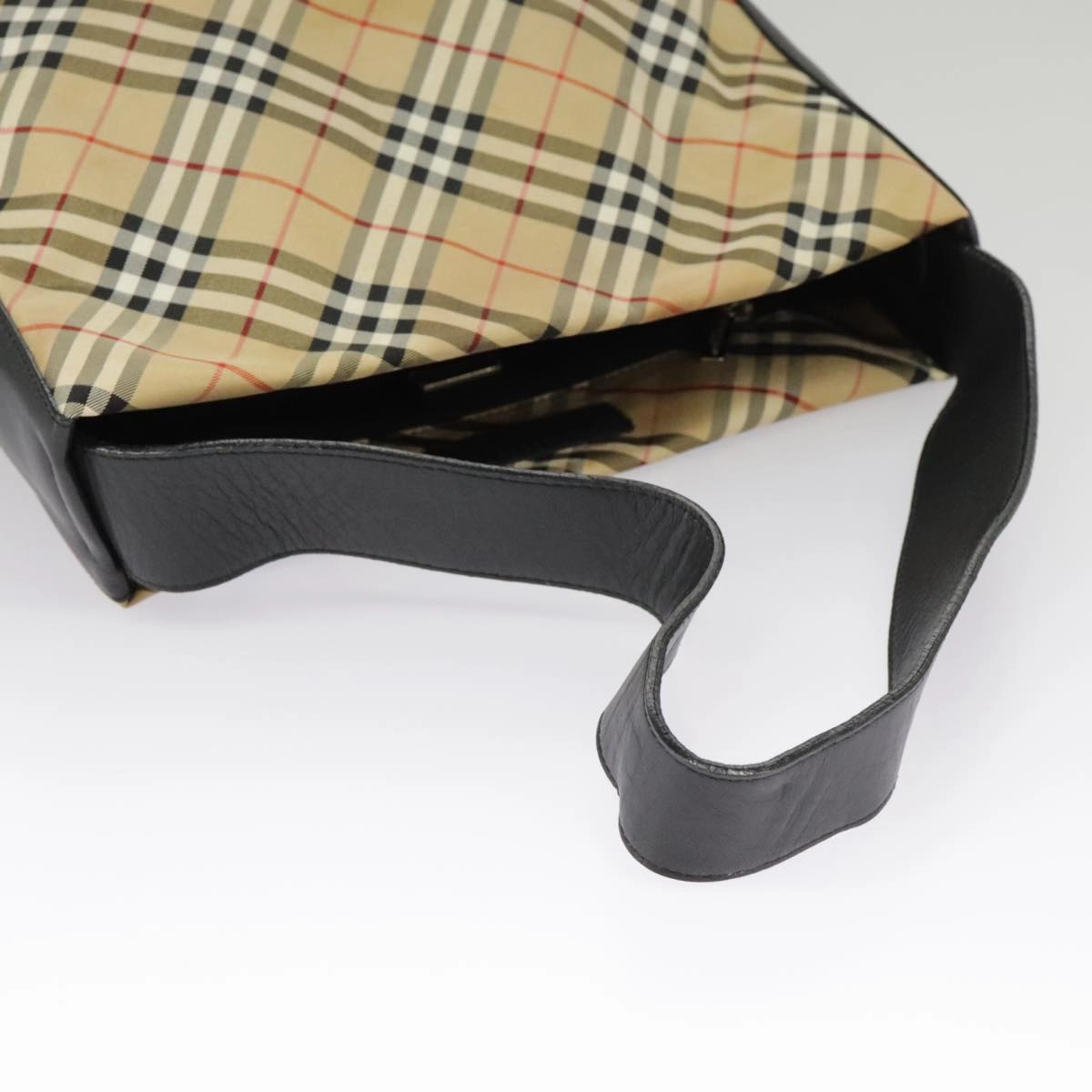 Burberry Nova Check  Canvas Shoulder Bag (Pre-Owned)