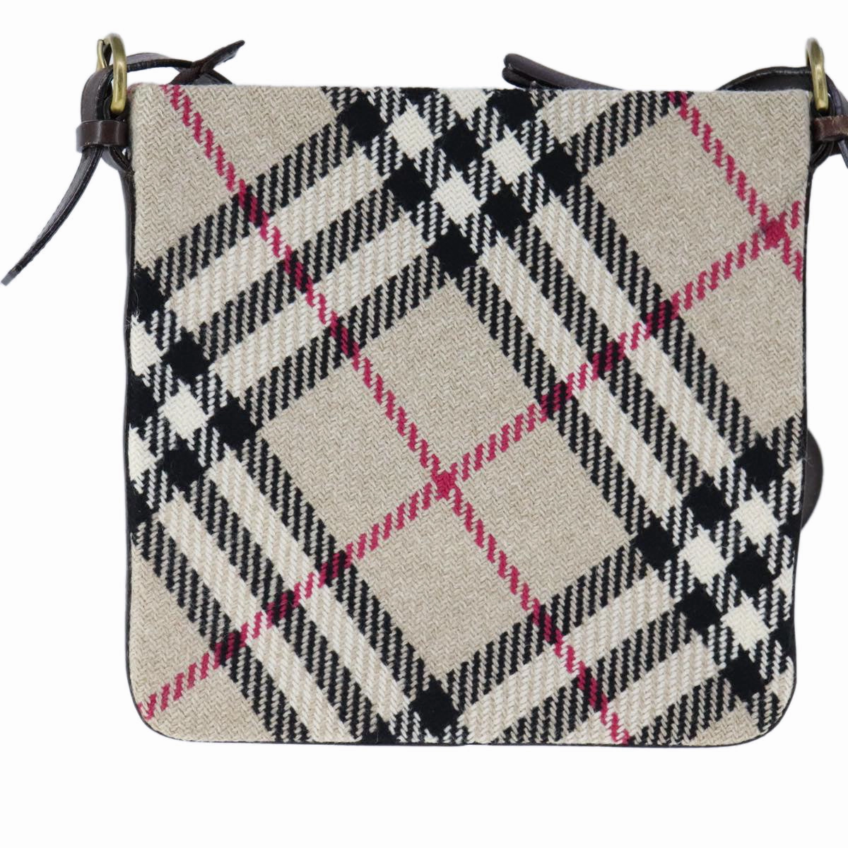 Burberry Nova Check Canvas Shoulder Bag (Pre-Owned)