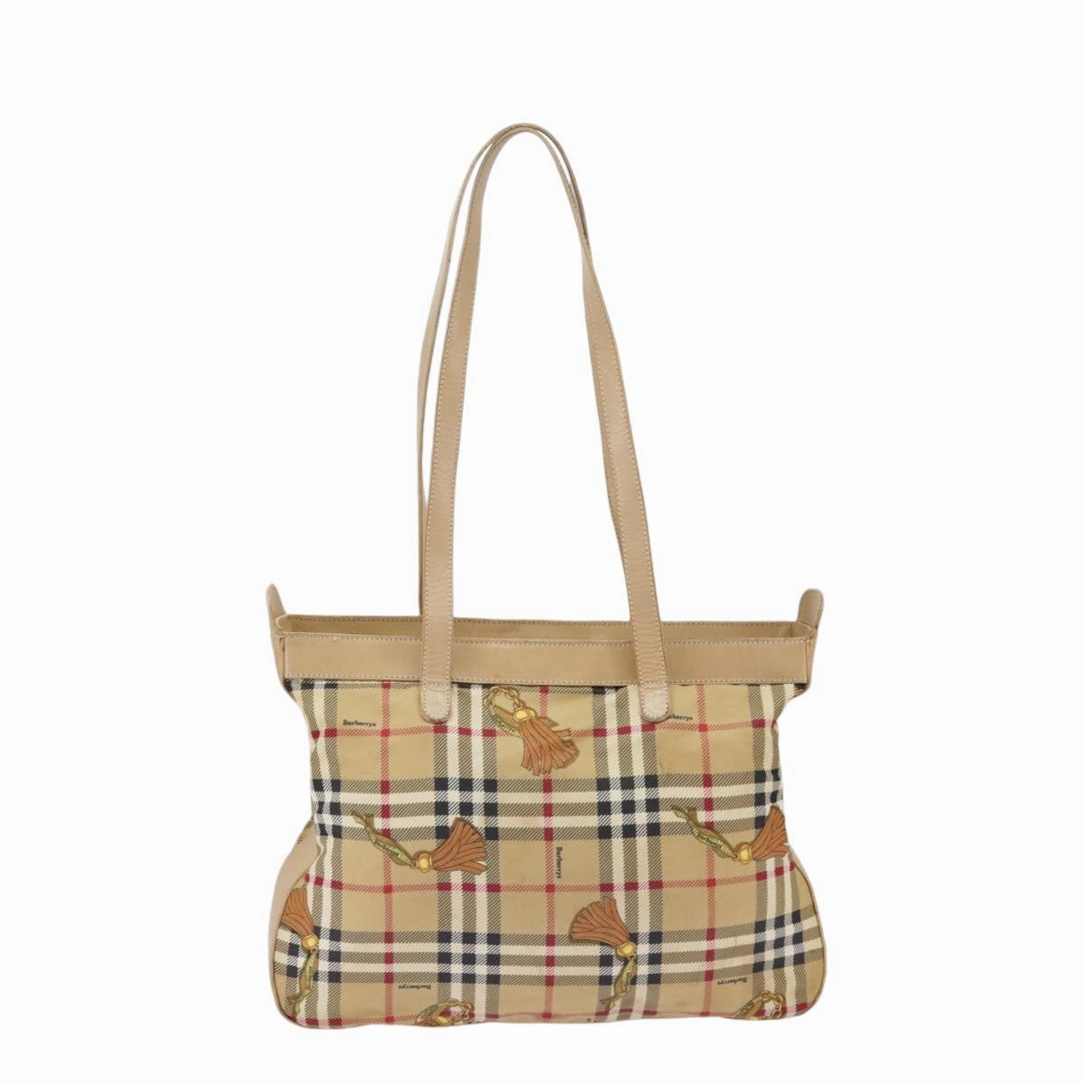 Burberry Nova Check  Canvas Shoulder Bag (Pre-Owned)