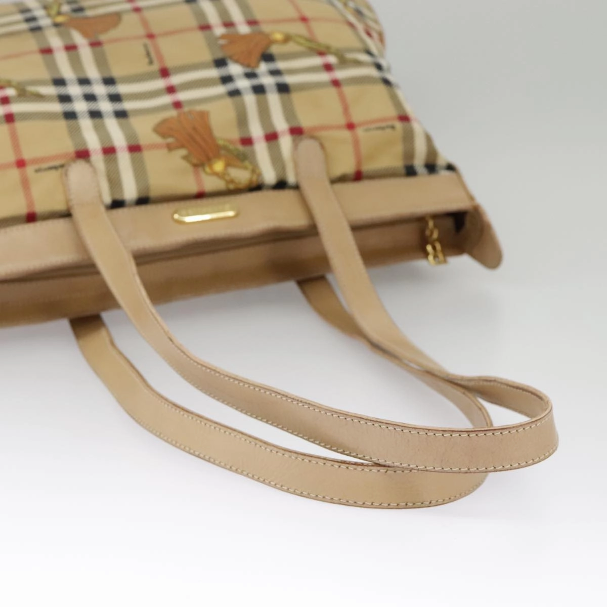 Burberry Nova Check  Canvas Shoulder Bag (Pre-Owned)