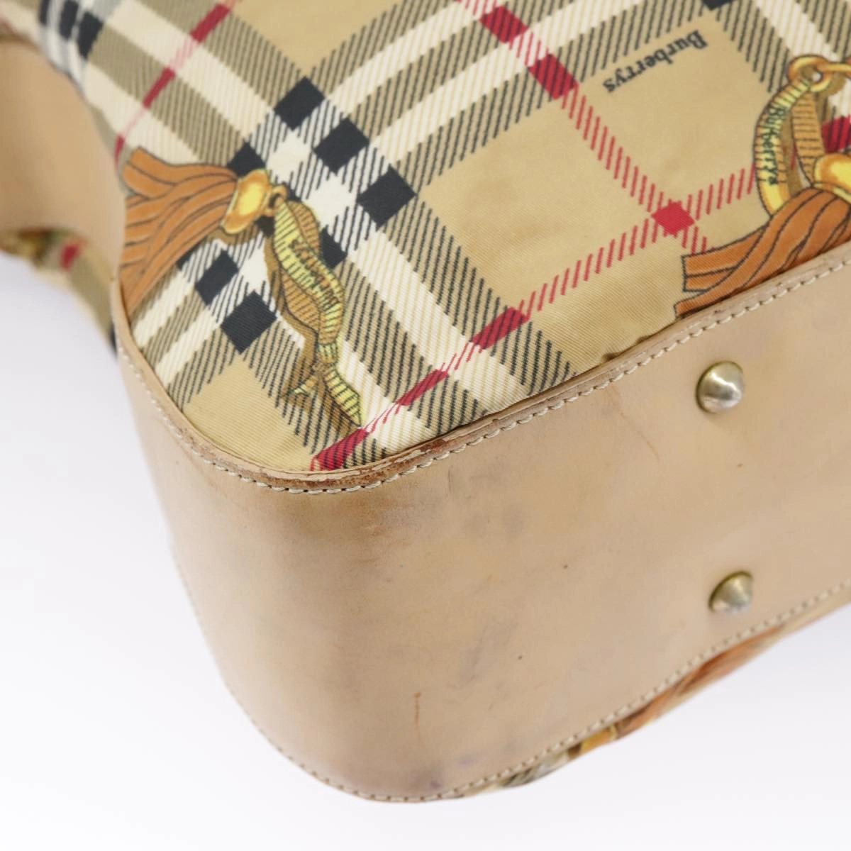 Burberry Nova Check  Canvas Shoulder Bag (Pre-Owned)