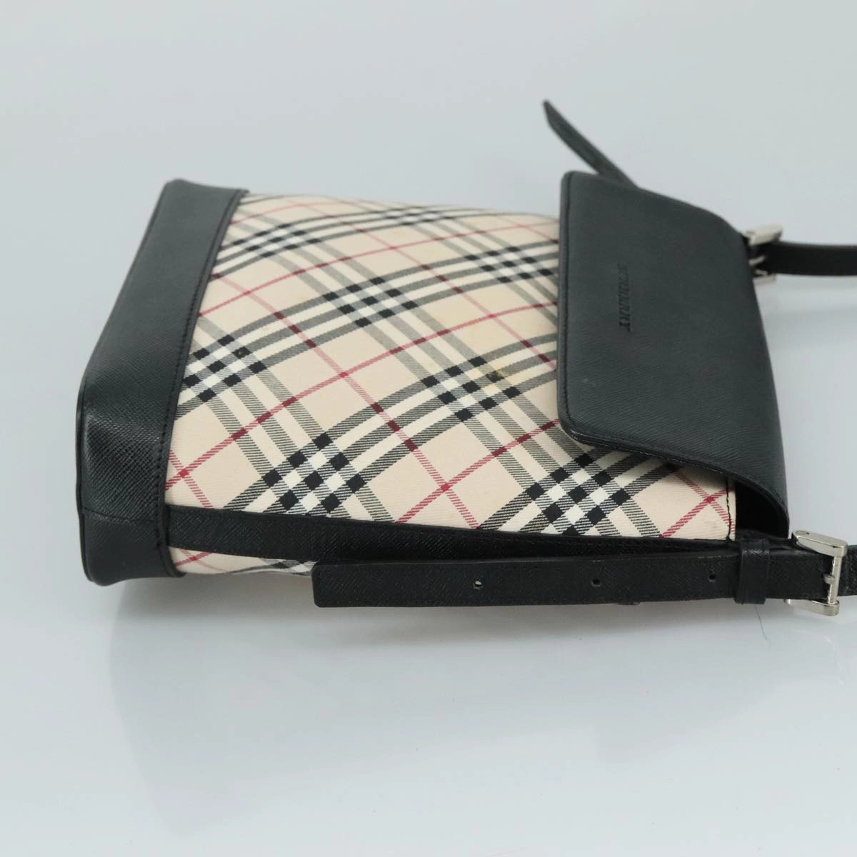 Burberry Nova Check Canvas Shoulder Bag (Pre-Owned)