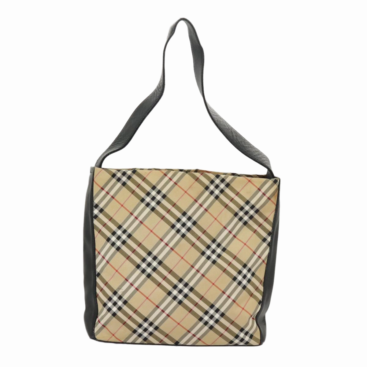 Burberry Nova Check  Canvas Shoulder Bag (Pre-Owned)