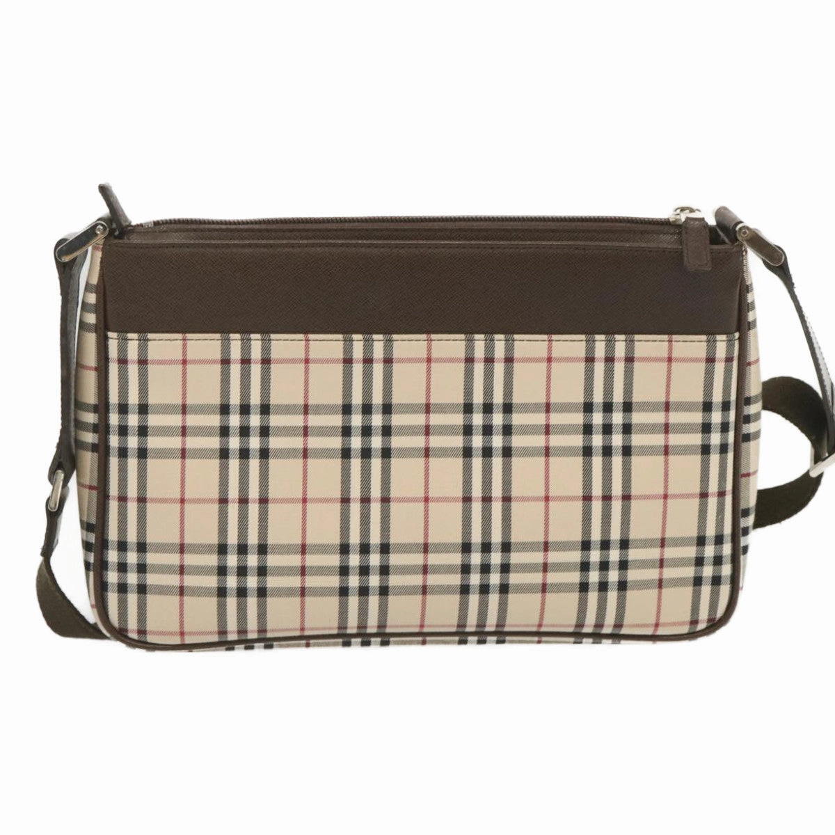 Burberry Nova Check  Canvas Shoulder Bag (Pre-Owned)