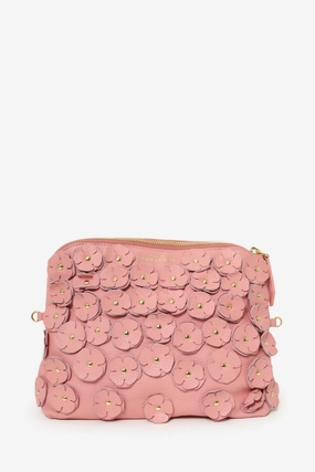 Burberry Prorsum Pink Leather The Petal Crossbody Bag