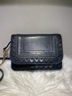 Burberry Willow Black Leather Crossbody Bag