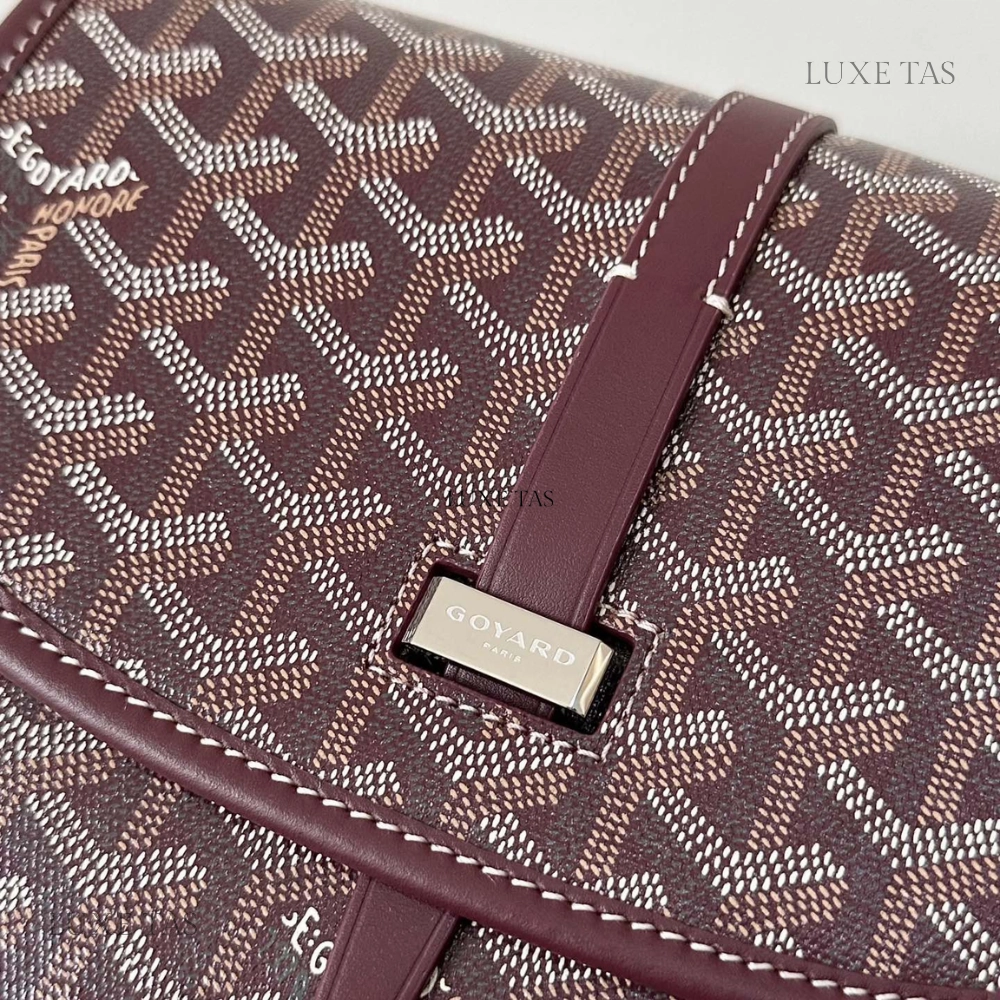 Burgundy Belvedere PM Bag Leather Crossbody Bag for Women