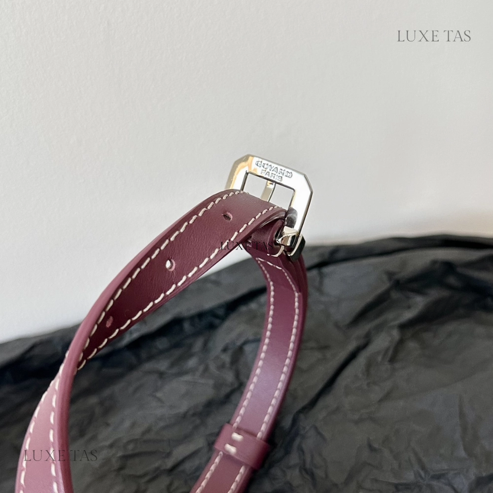 Burgundy Belvedere PM Bag Leather Crossbody Bag for Women