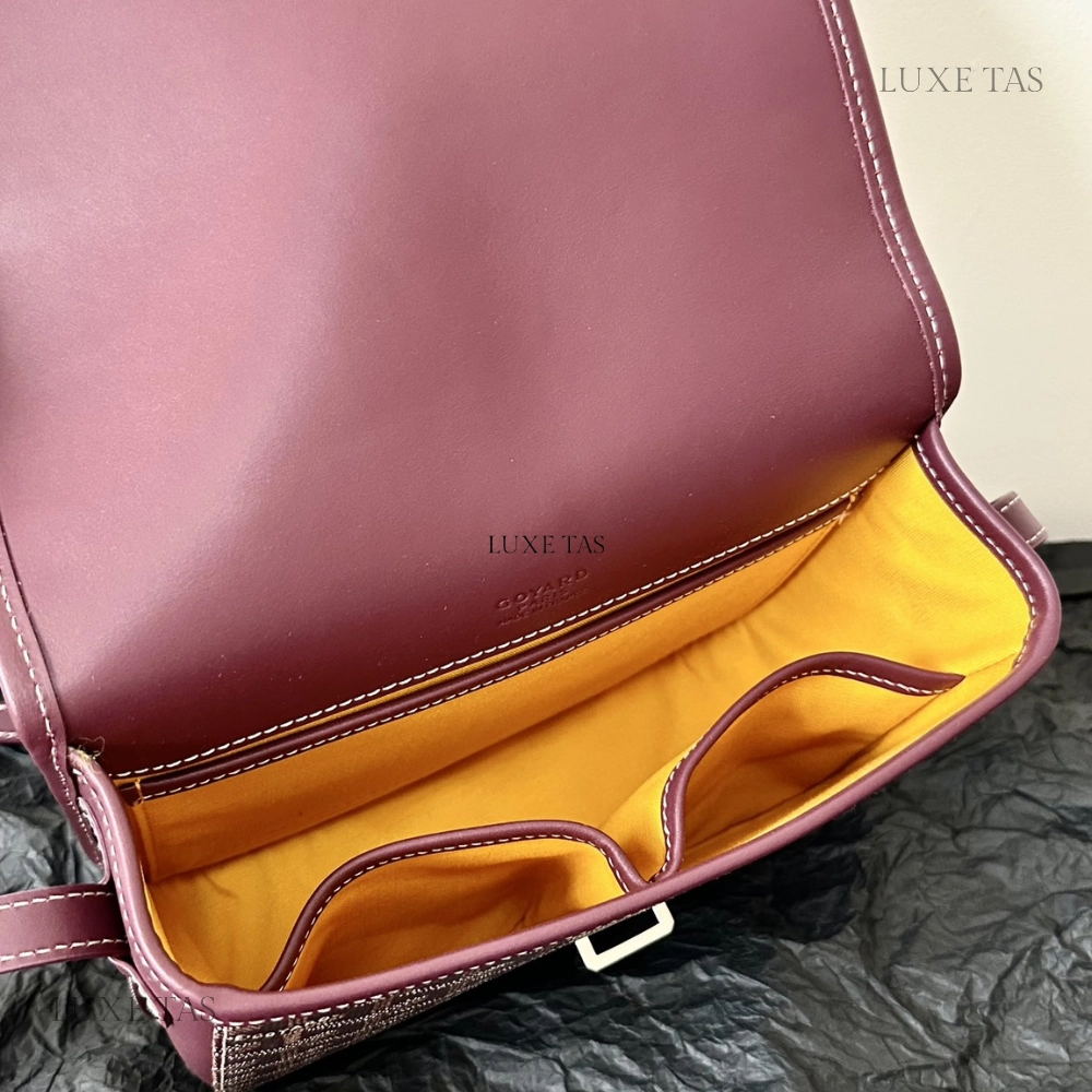 Burgundy Belvedere PM Bag Leather Crossbody Bag for Women