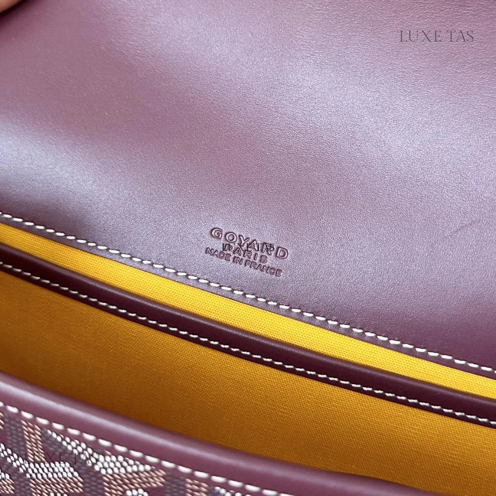 Burgundy Belvedere PM Bag Leather Crossbody Bag for Women