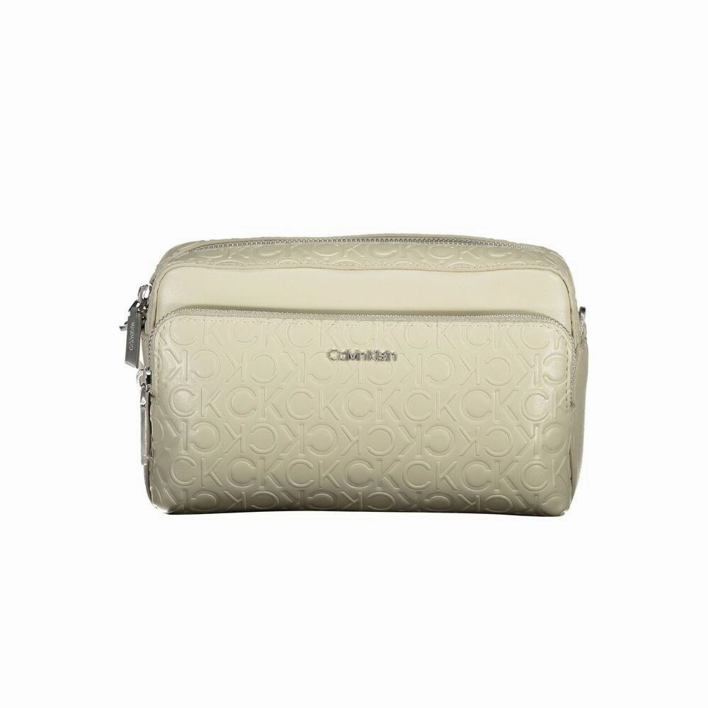 Calvin Klein Beige Polyester Women's Handbag