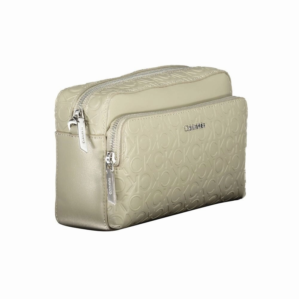 Calvin Klein Beige Polyester Women's Handbag