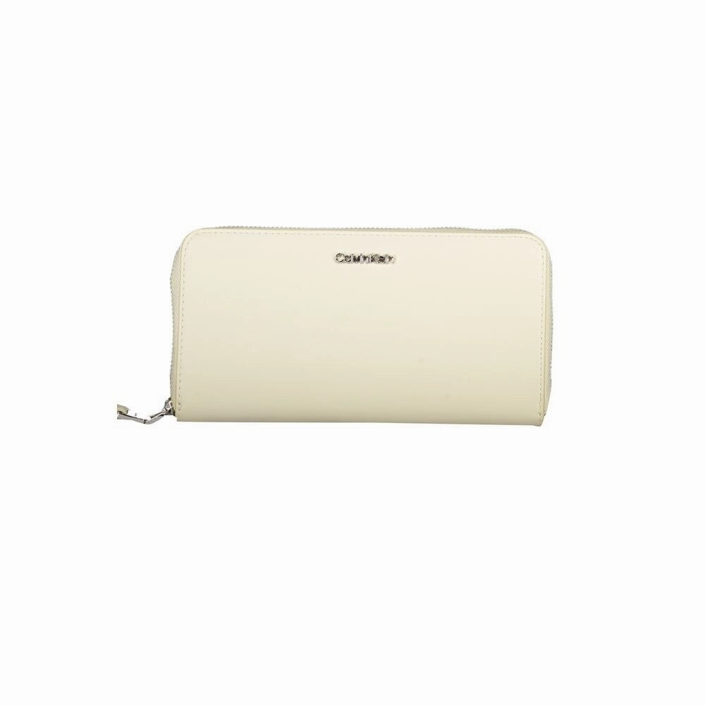 Calvin Klein Beige Polyethylene Women's Wallet