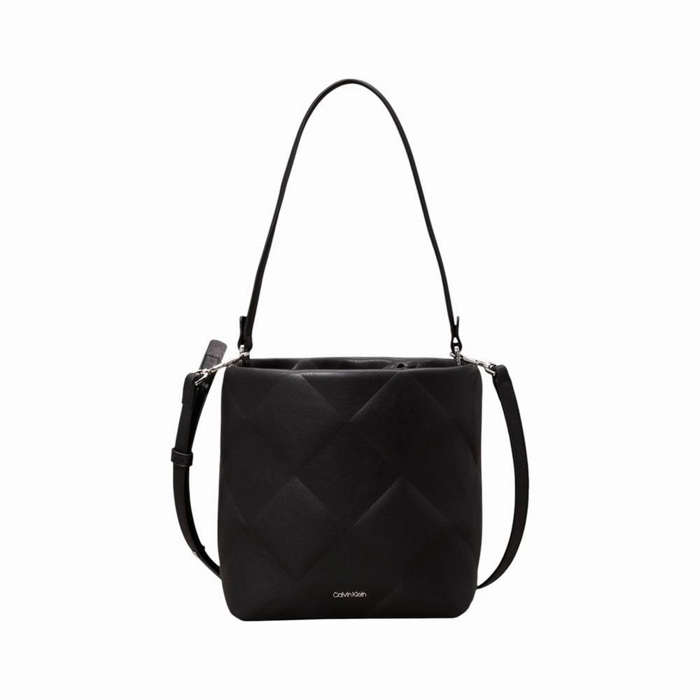 Calvin Klein Black Polyester Polyester Handbag