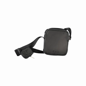 Calvin Klein Black Polyester Shoulder Men's Bag