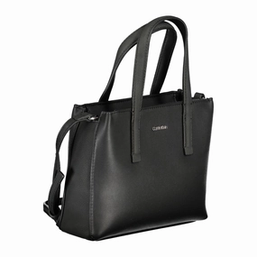 Calvin Klein Black Polyester Women's Handbag
