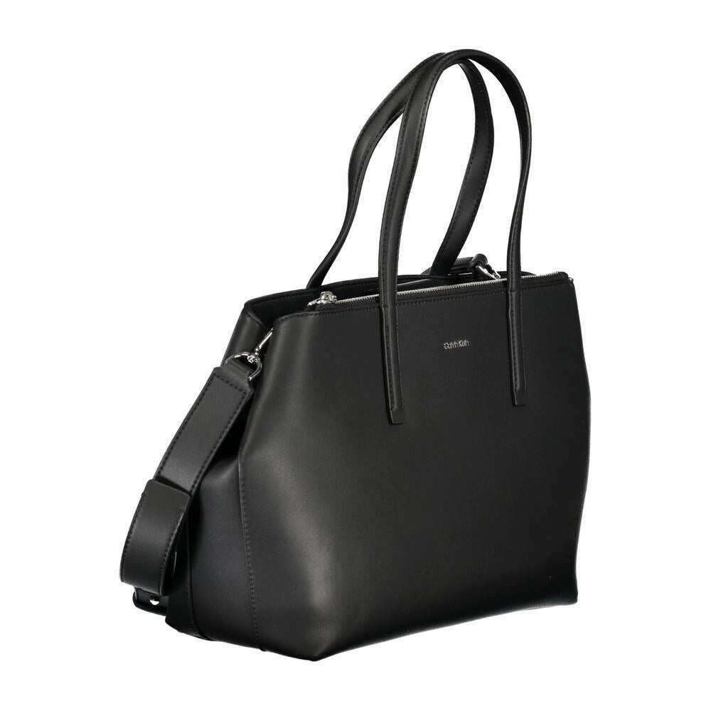 Calvin Klein Black Polyester Women's Handbag