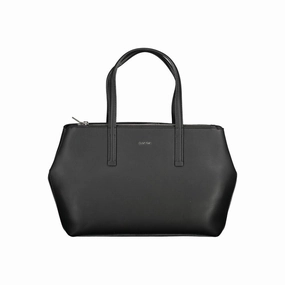 Calvin Klein Black Polyester Women's Handbag