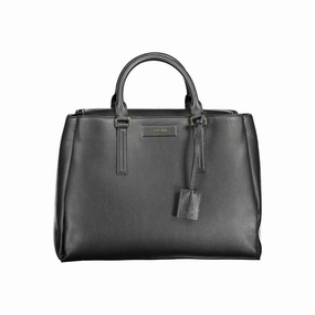 Calvin Klein Black Polyester Women Women's Handbag