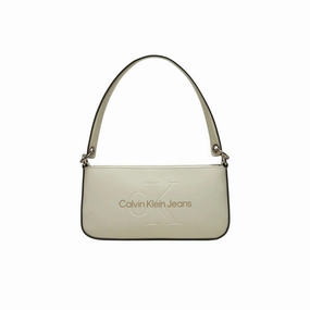 Calvin Klein Jeans White Polyethylene Handbag