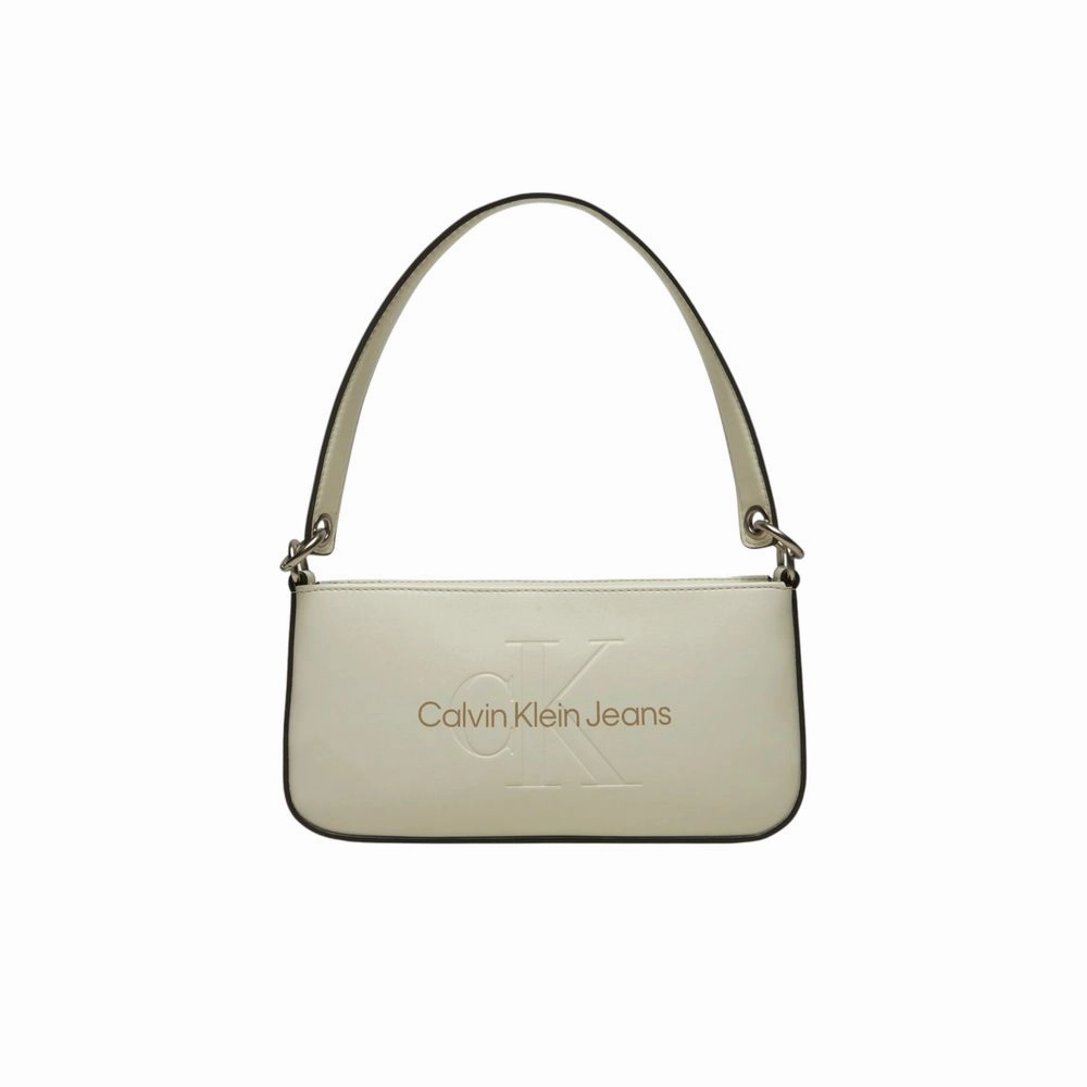 Calvin Klein Jeans White Polyethylene Handbag