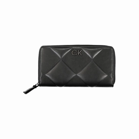 Calvin Klein Sleek Black RFID Blocking Wallet - Chic Women's Accessory