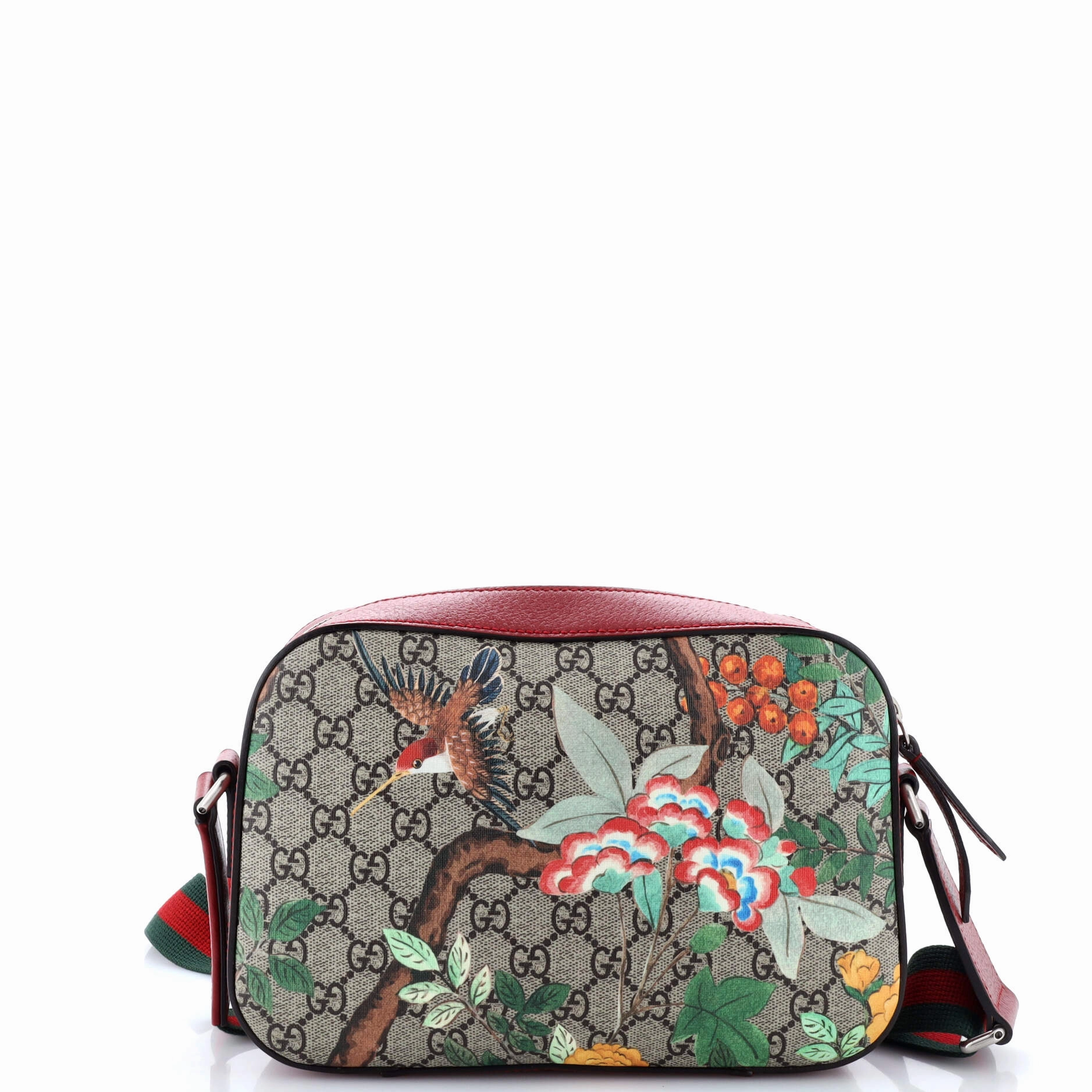 Camera Shoulder Bag Tian Print GG Coated Canvas Medium