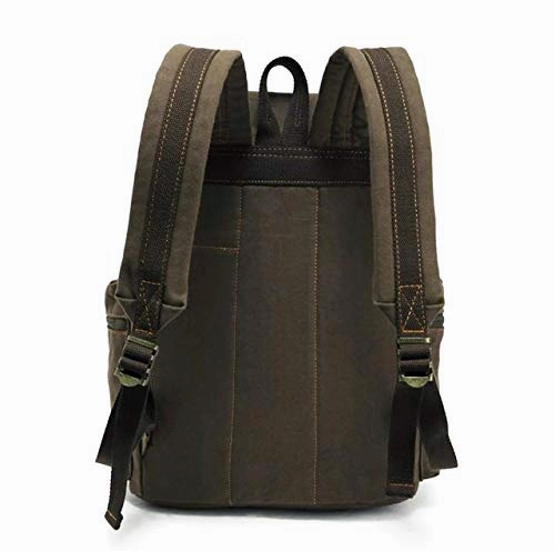 Canvas Backpack,Vintage Travel Camping Hiking Bag,Laptop School Bag Shoulder Daypacks,Unisex Casual