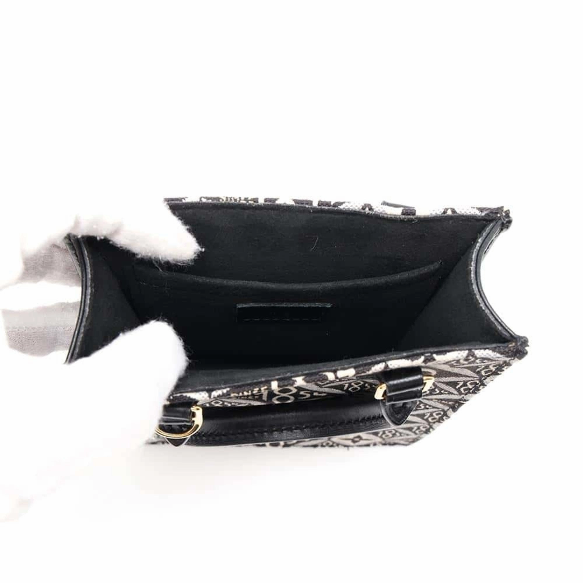 Canvas Sac Plat with Dust Bag and Shoulder Strap