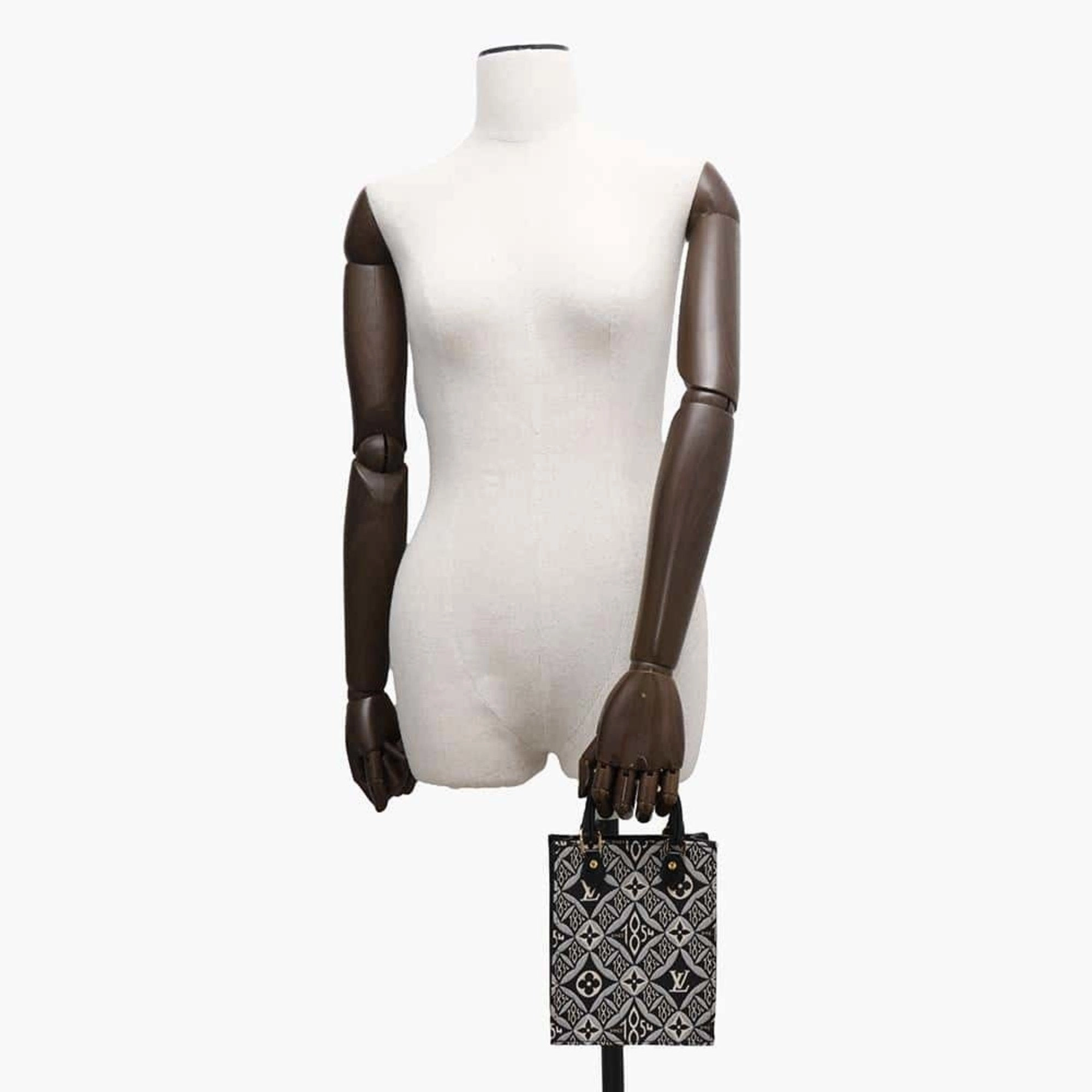 Canvas Sac Plat with Dust Bag and Shoulder Strap