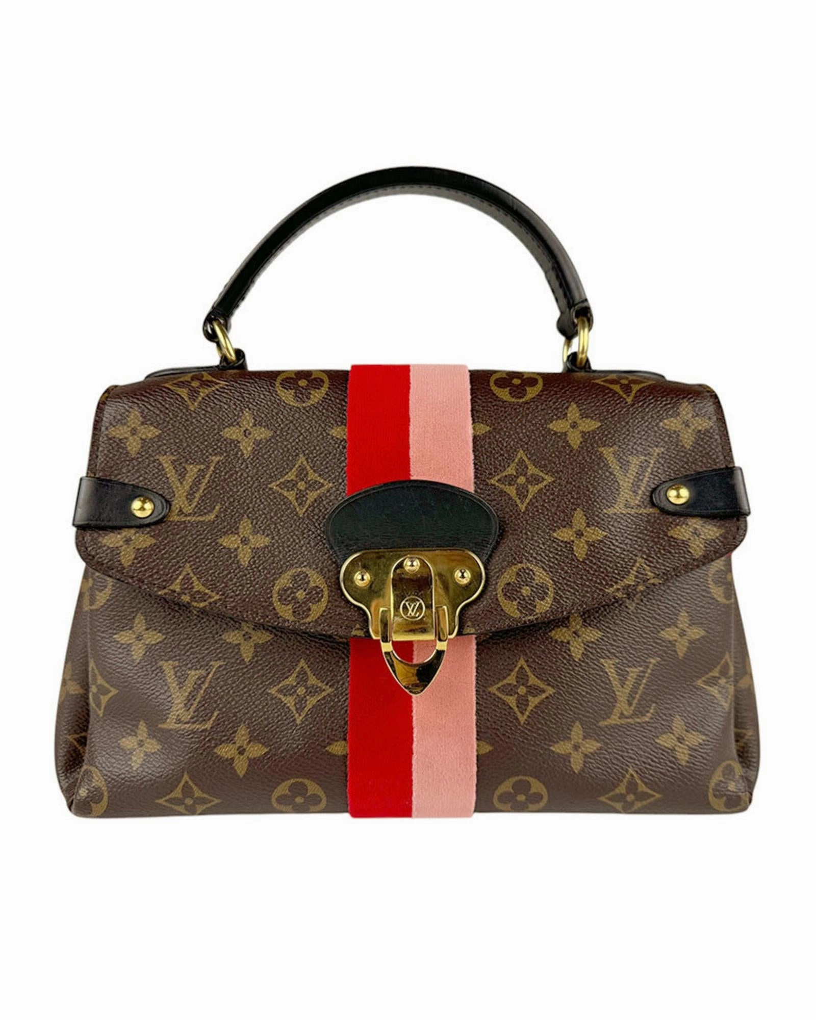 Canvas Shoulder Bag with Adjustable Strap and Metal Fittings