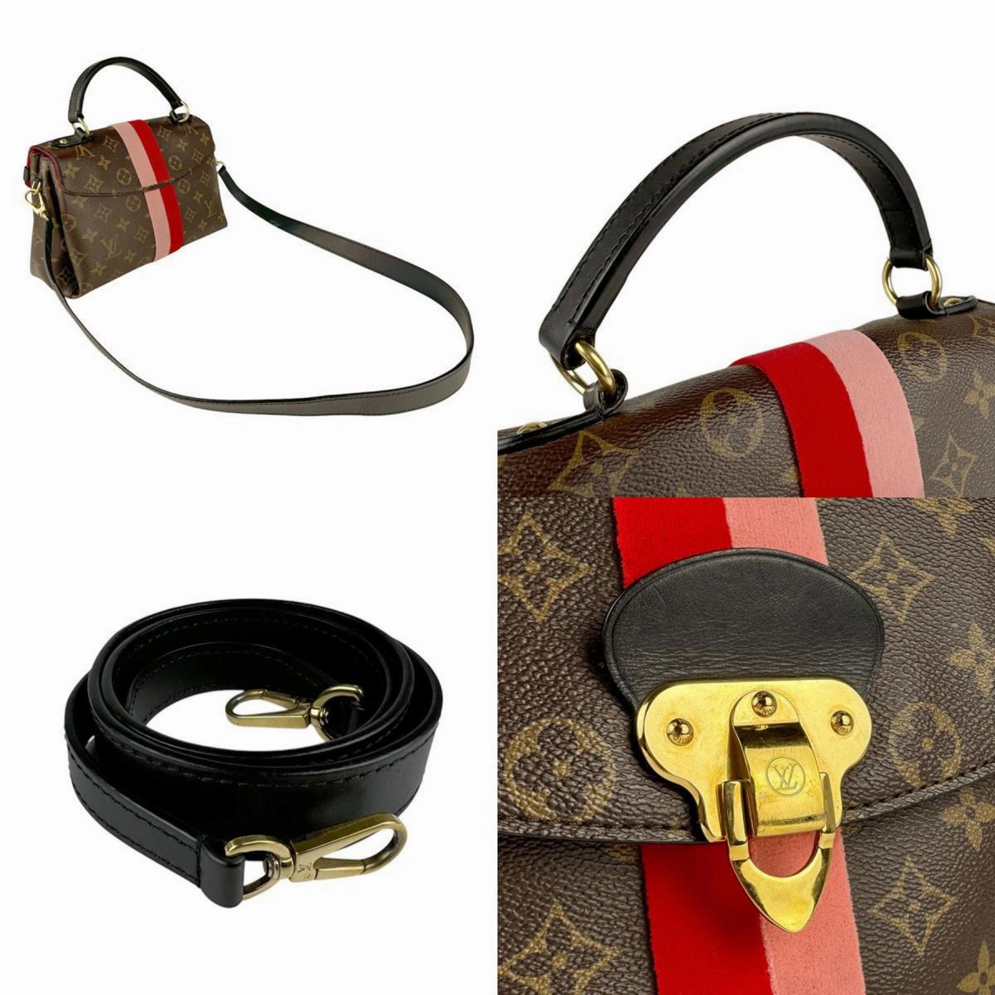 Canvas Shoulder Bag with Adjustable Strap and Metal Fittings