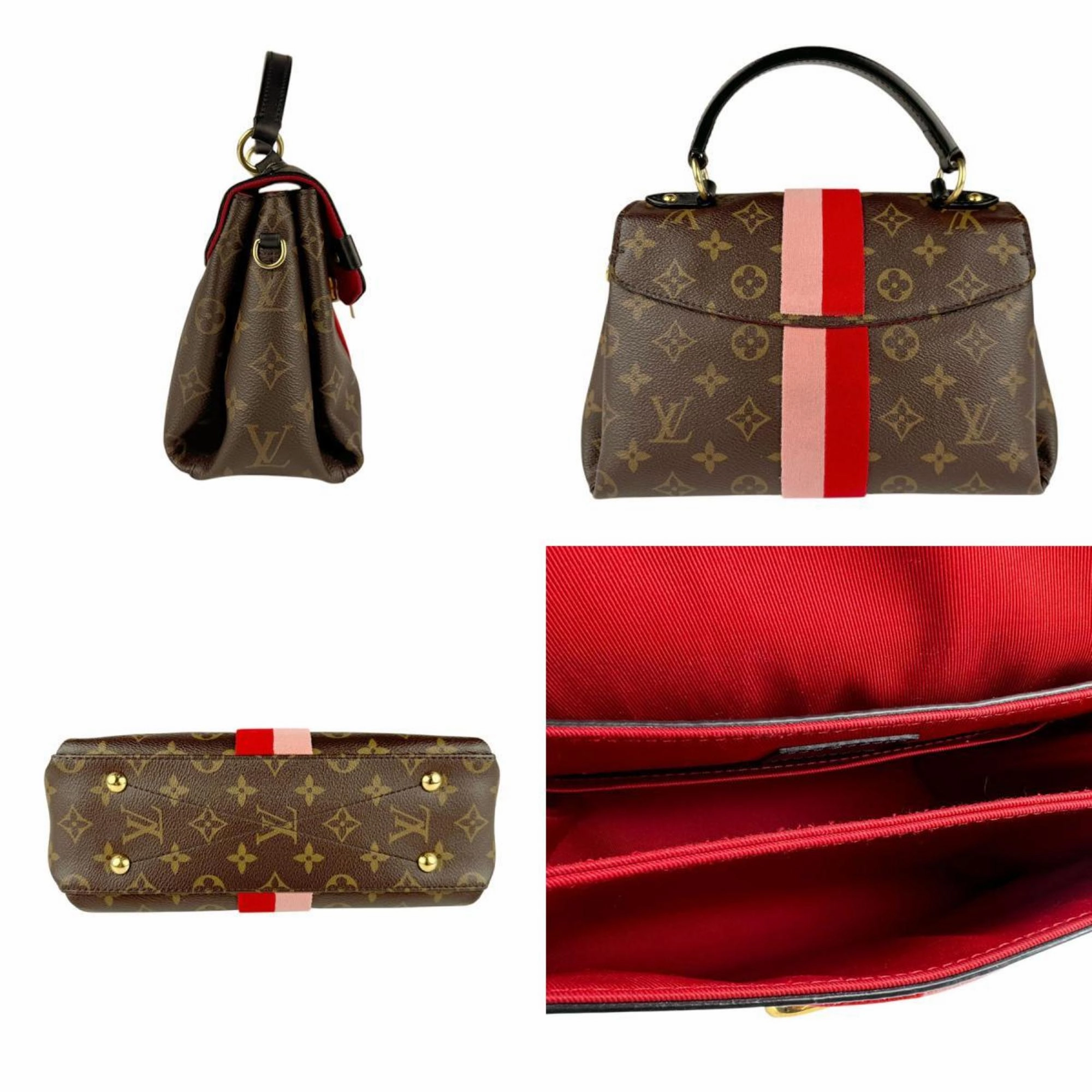 Canvas Shoulder Bag with Adjustable Strap and Metal Fittings