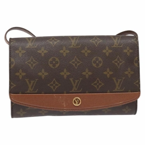 Canvas Shoulder Bag with Strap and Metal Fittings