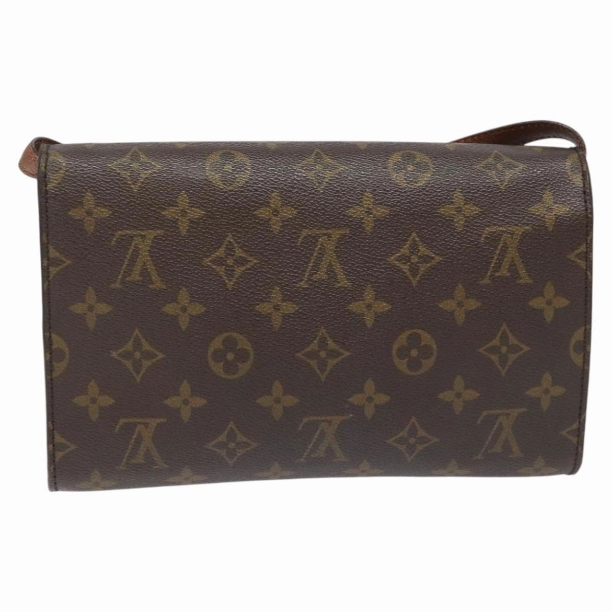 Canvas Shoulder Bag with Strap and Metal Fittings
