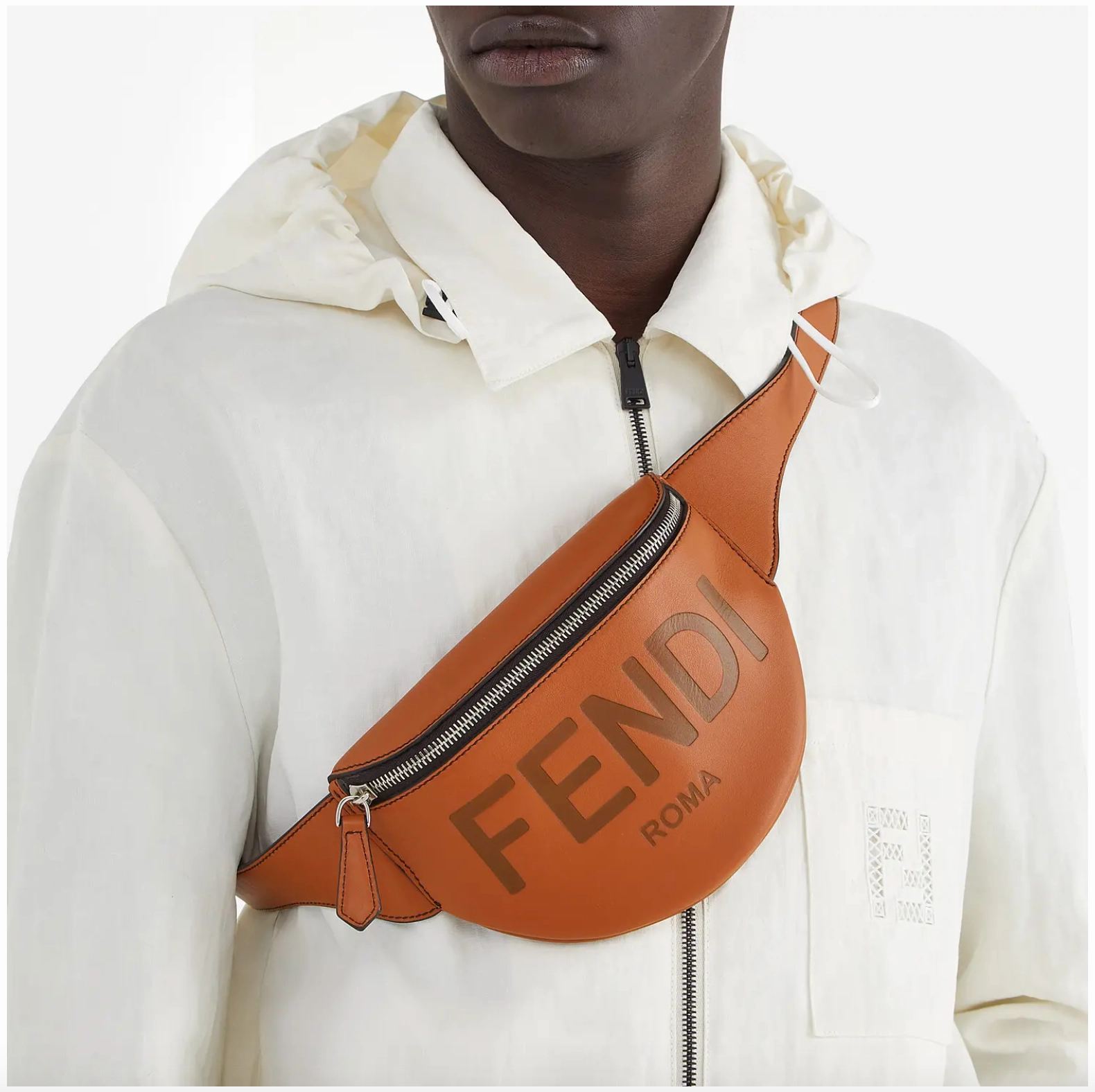 Caramel Leather Belt Bag