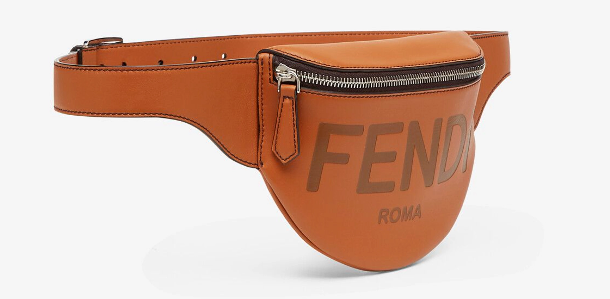Caramel Leather Belt Bag