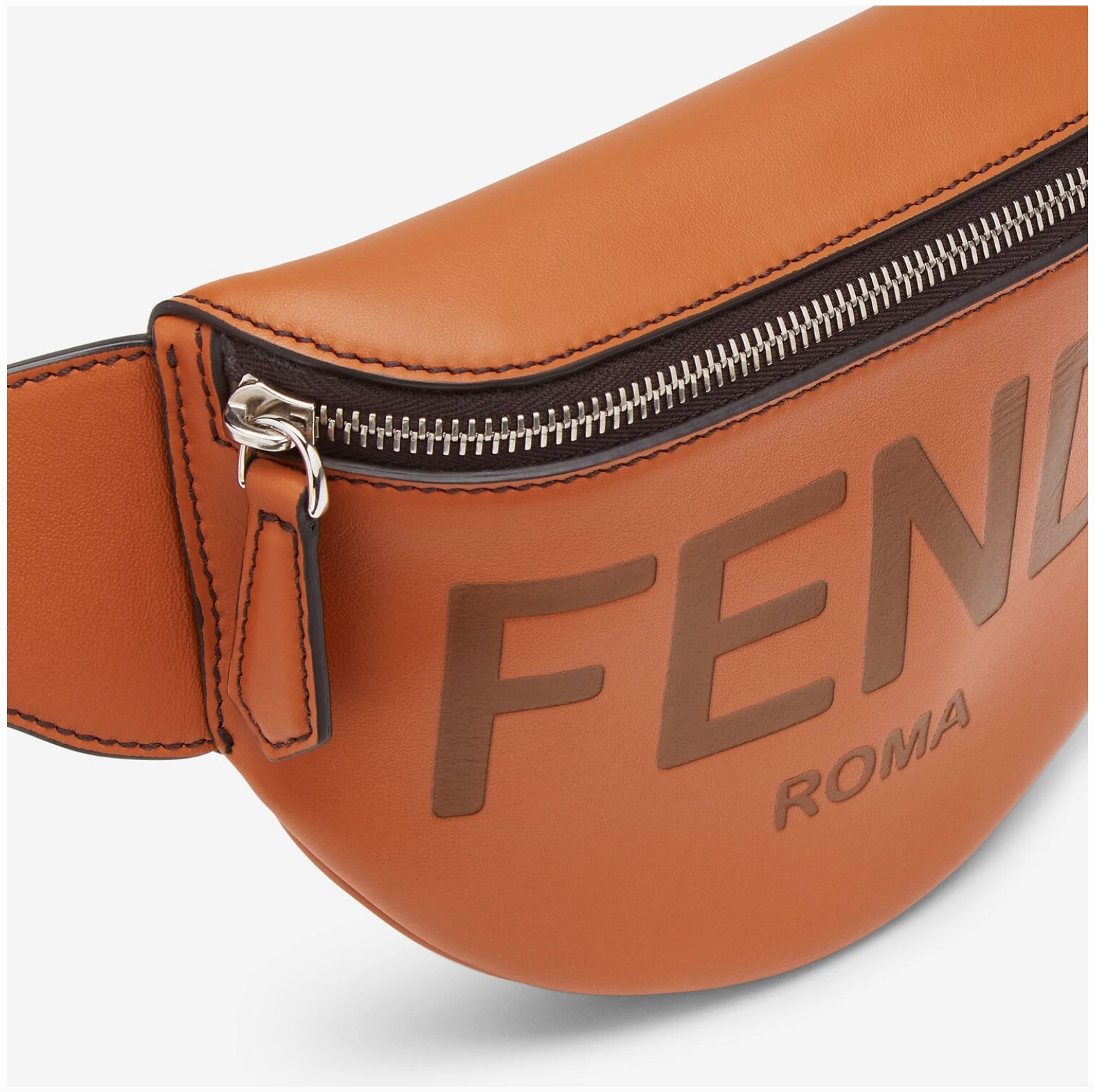 Caramel Leather Belt Bag