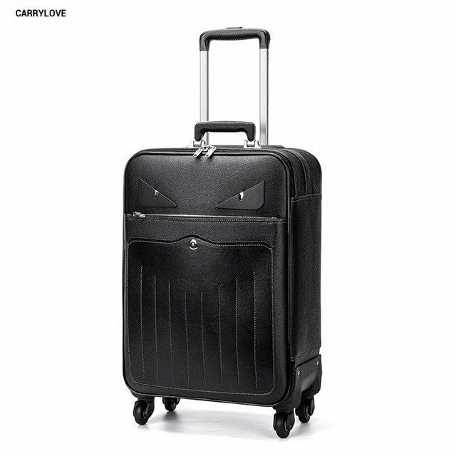 Carrylove Fashion Cartoon Series 16/20/24 Inch Creativity Pu Rolling Luggage Spinner Brand Travel