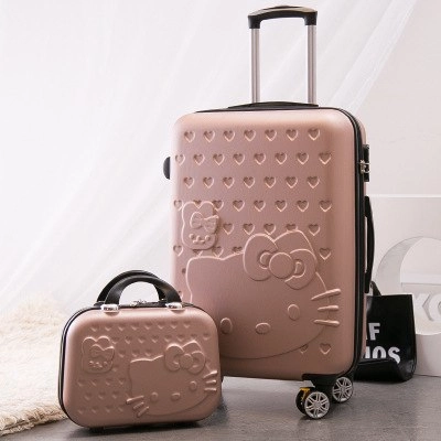 Carrylove Hellokitty Luggage Series 20/24Inch Pc Handbag And  Rolling Luggage Spinner Brand