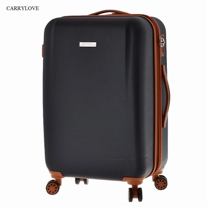 Carrylove High Quality For Long Trips 20/24/28 Inch Size Pc Abs Rolling Luggage Spinner Brand