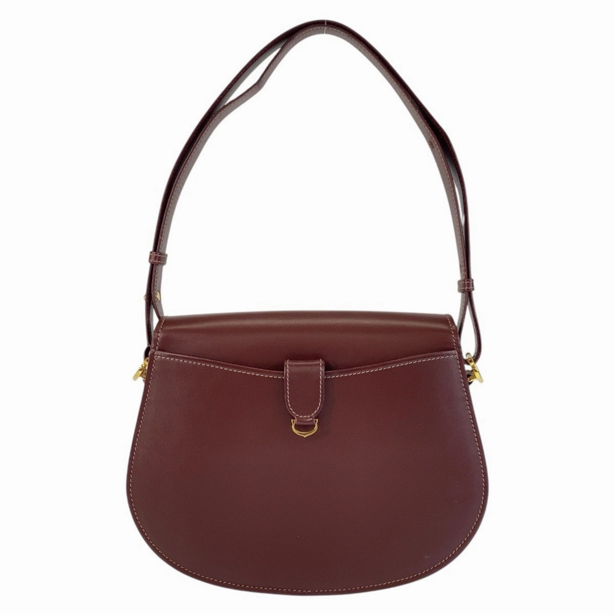 Cartier Leather Shoulder Bag (Pre-Owned)