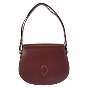Cartier Leather Shoulder Bag (Pre-Owned)