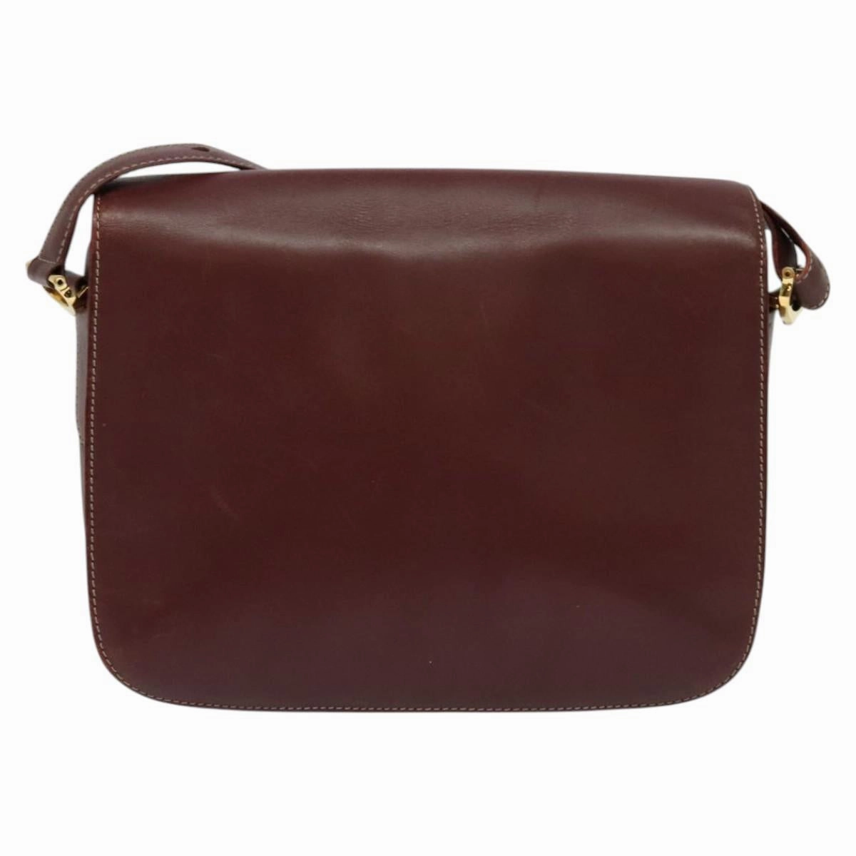 Cartier Must De Cartier Leather Shoulder Bag (Pre-Owned)